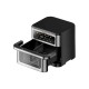 AIR FRYER  PRAF-40565 AIRFRYER XXL DUAL OR SINGLE  DIGITAL INOX/ΜΑΥΡΗ 1800W 10LT